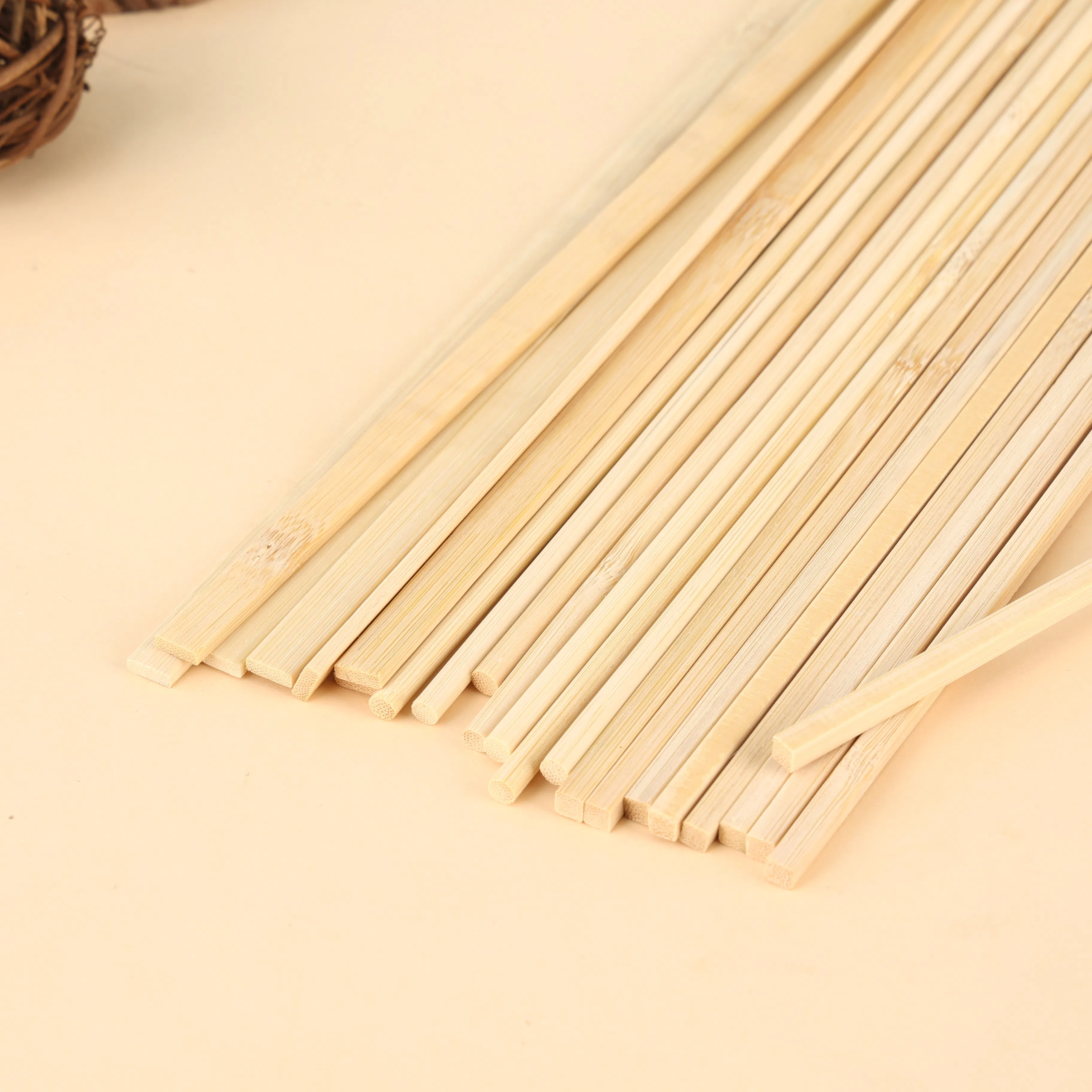 Food-Grade Bamboo Strips - Carbonized with Custom Length and Shape Options
