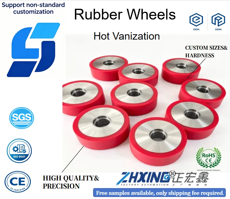 Polyurethane Roller, Long Life, Hardness 30-98, Customizable, Wear-Resistant, Durable, Industrial, Solid, Flexible