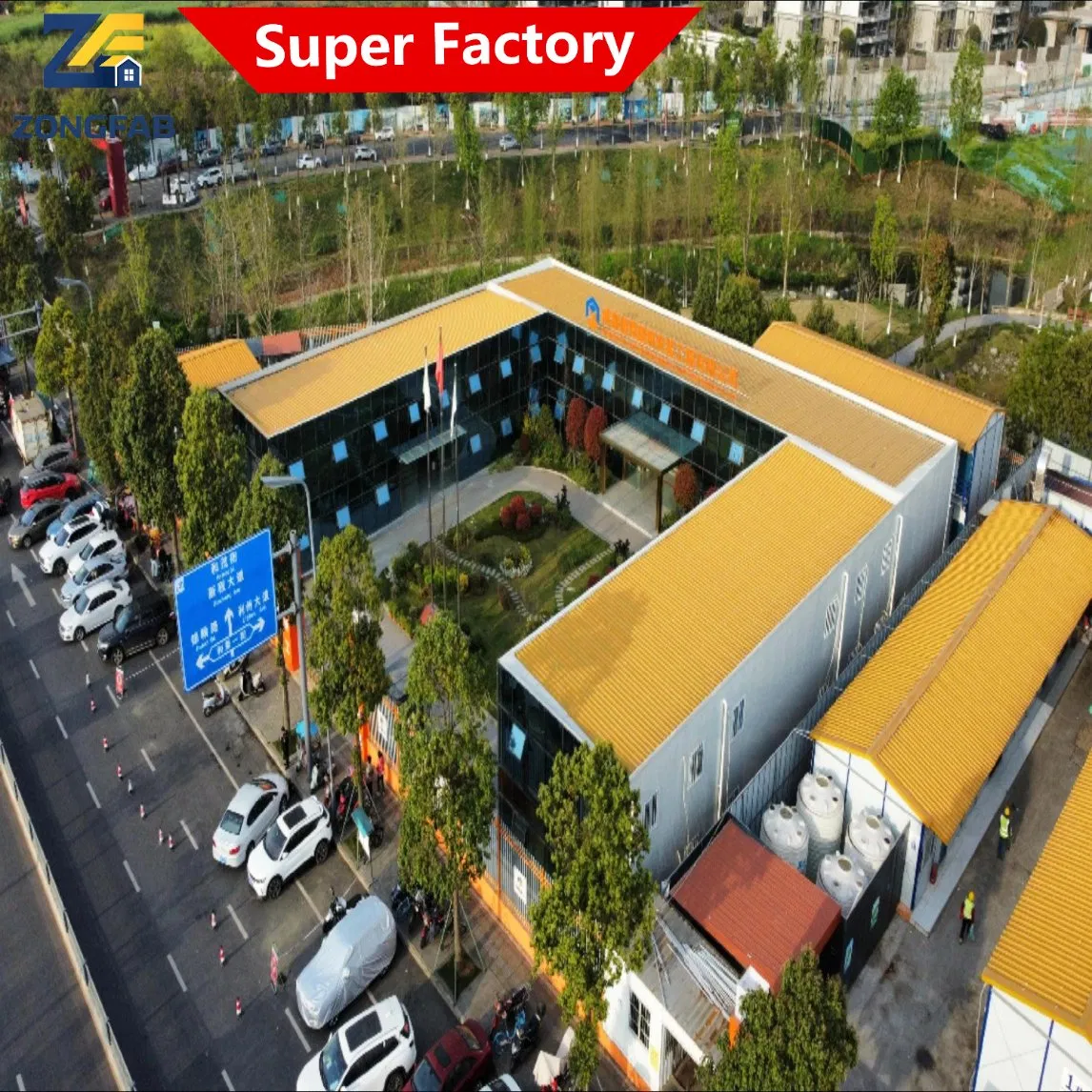 Long Service Lifespan Modern Commerical Administrative Corporate Office Detachable Assembly Prefab Prefabricated Container Building Housing