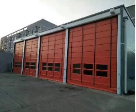 High Speed PVC Panels Door High Quality Fast Moving PVC Garage Door Color and Size Customized