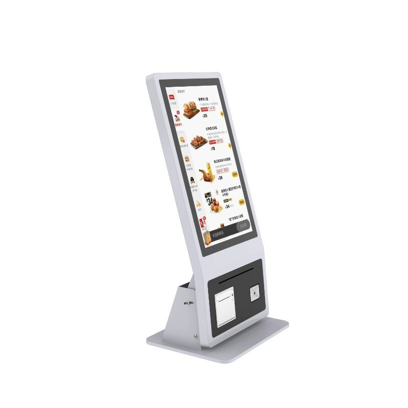 All-in-One Desktop Self Service Terminal Fast Food Self Order Kiosk with Printer
