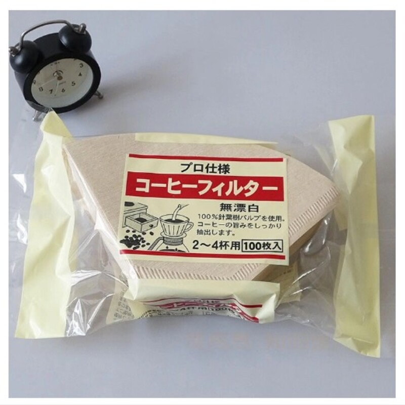 3-4 Cup #2 Drip Cone Coffee Filter Unbleached Brown Tan Colored Coffee Filter Paper Sizes
