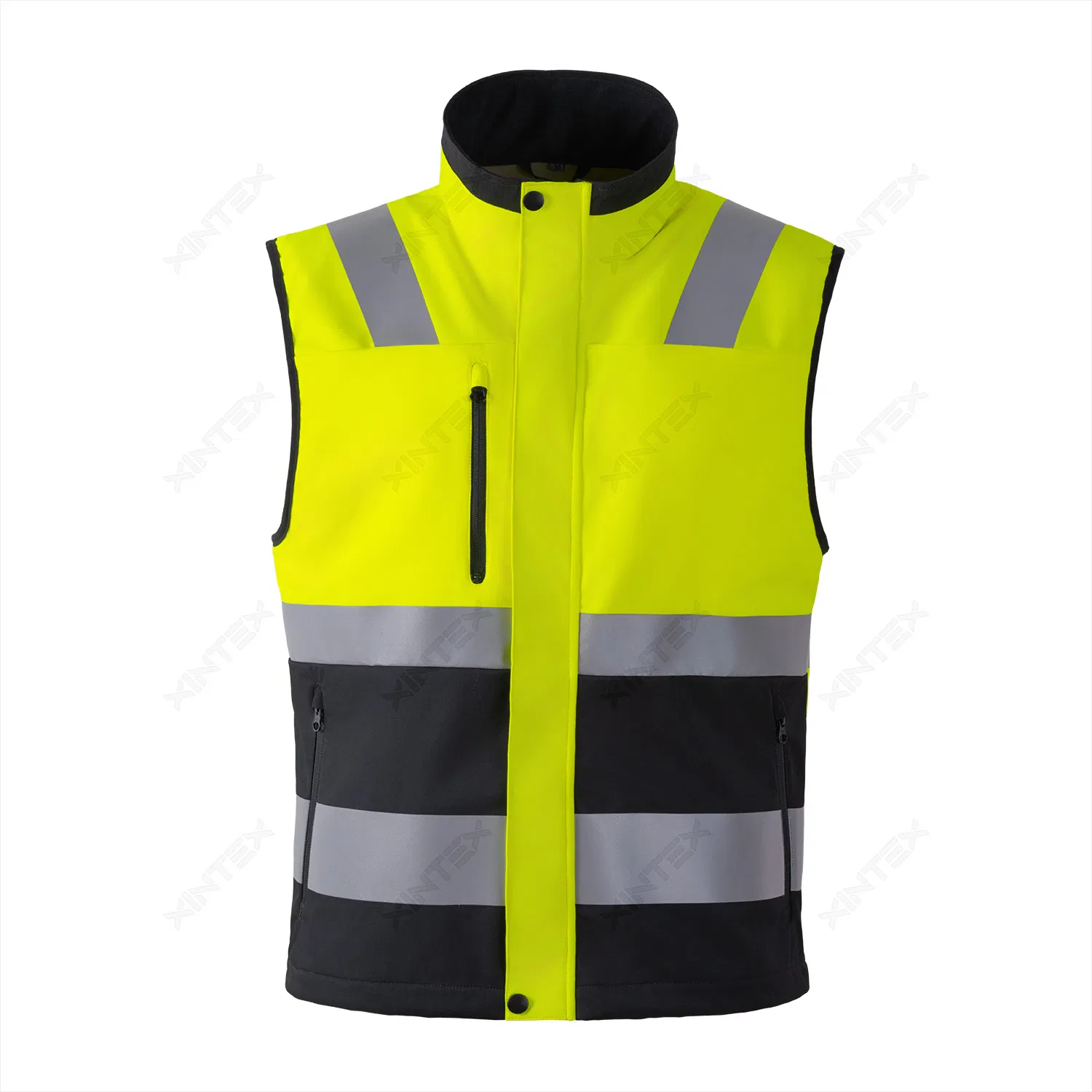 Safety Vest High Visibility Reflective Workwear Fluorescent Construction, Traffic, Industrial Vest