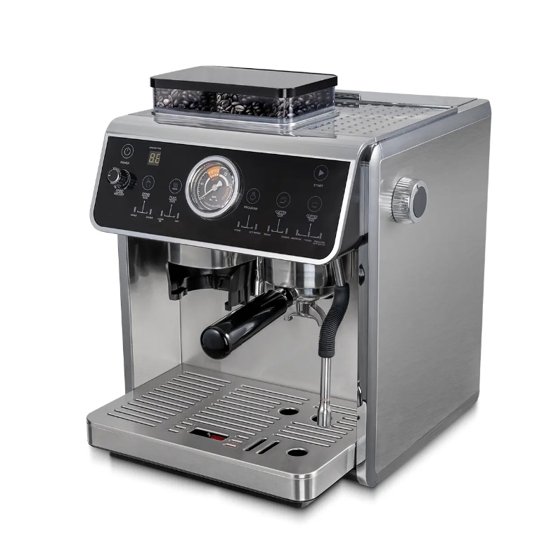 Commercial Household Coffee Machine Multi-Function Coffee Maker Semi-Automatic Espresso Machines with Grinder