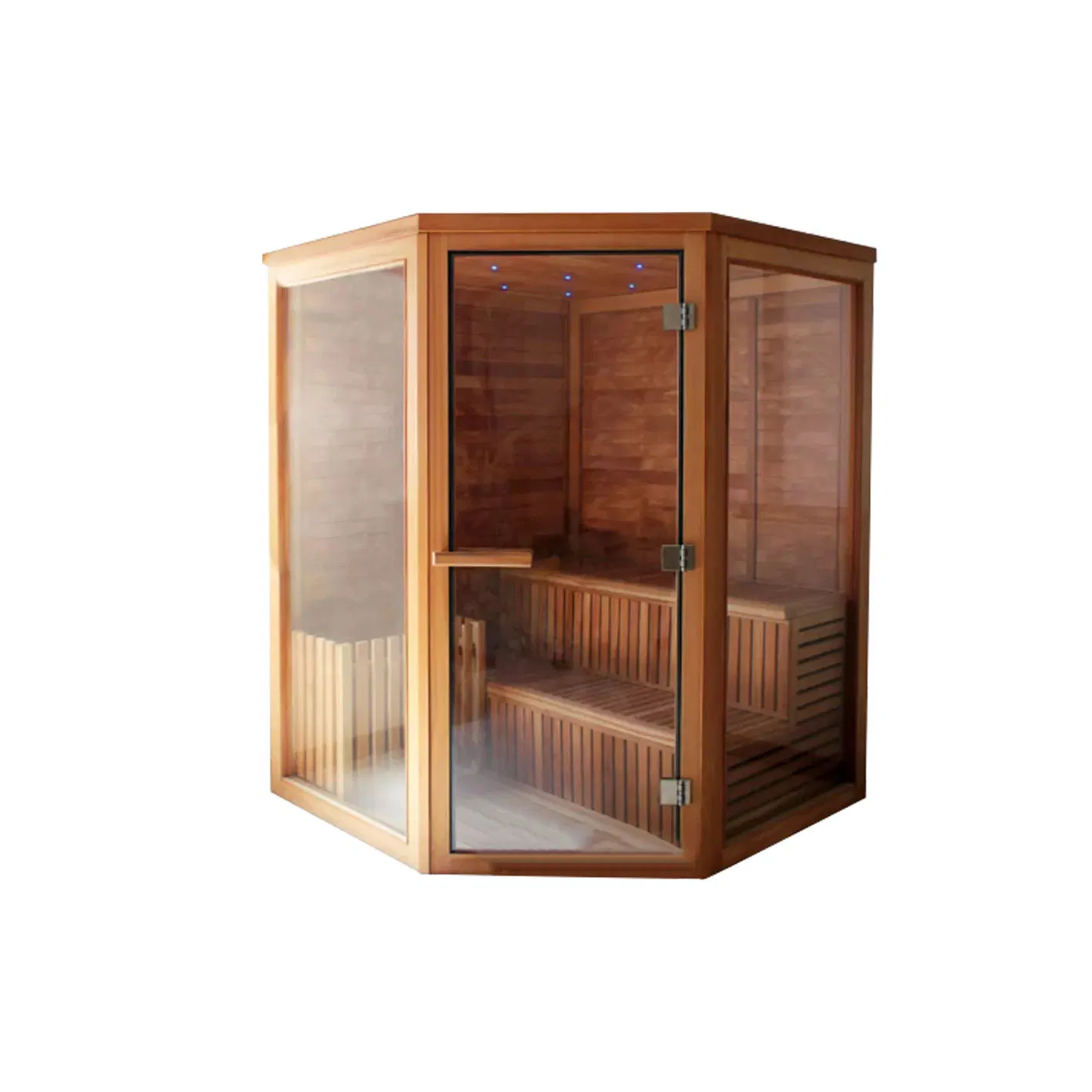 Newest 2023 Cedar Sauna with Environmental Protection Timber Cladding for 3 Persons