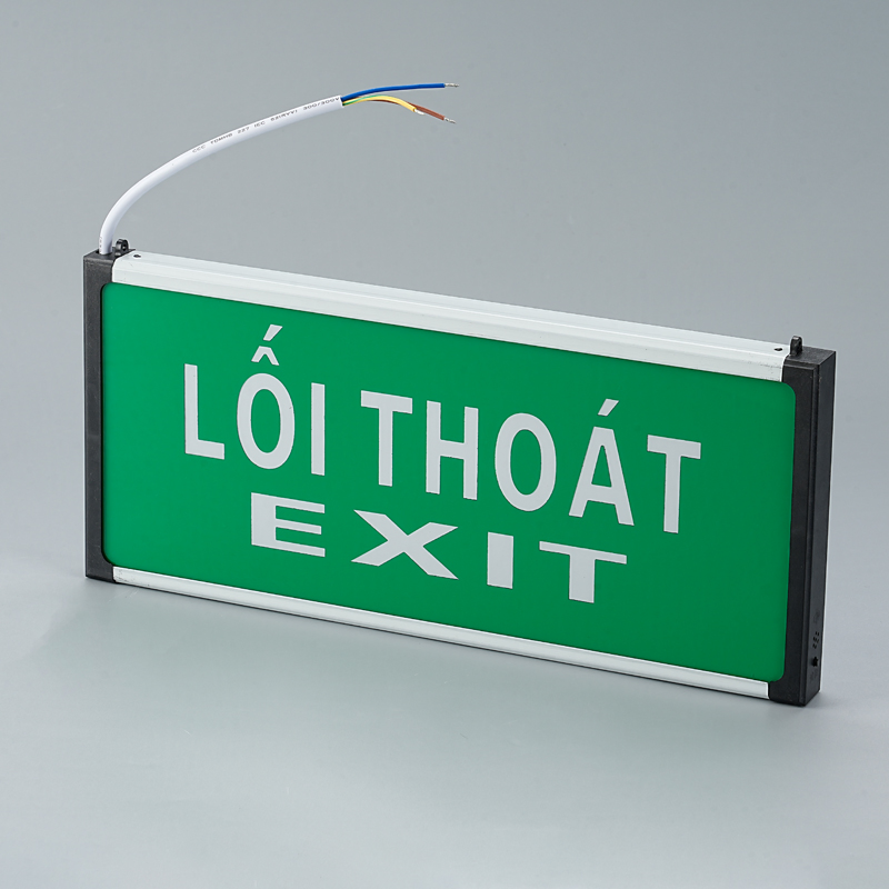 3W Inspection Road Flare Safety LED Emergency Light Exit Sign Aluminum Glass Emergency Charger Light