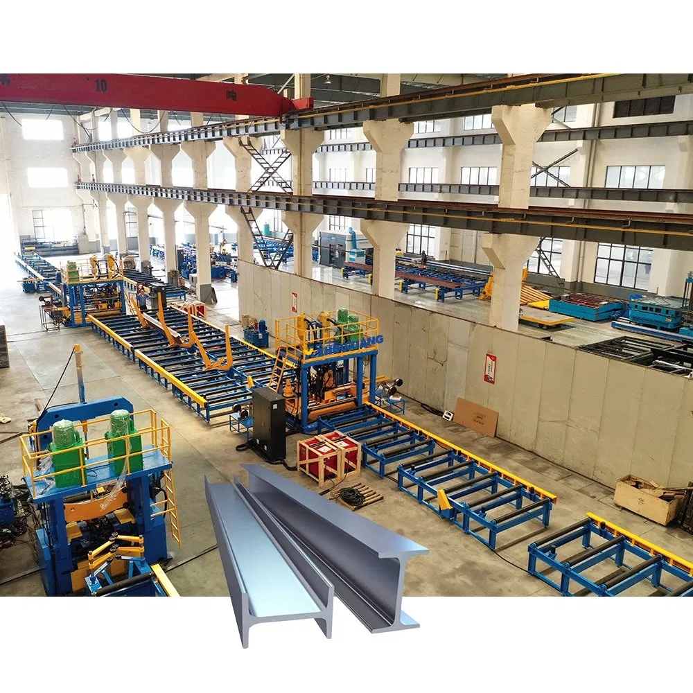 Zhouxiang Light Duty H Beam Making Line Welding Line Cutting