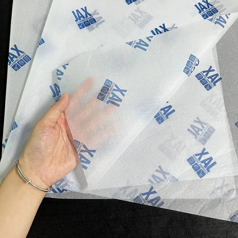 High Quality New Custom Printing Recyclable Virgin Wood Pulp Wrapping Tissue Paper Packaging Gift Rolls/Sheets 50*75cm
