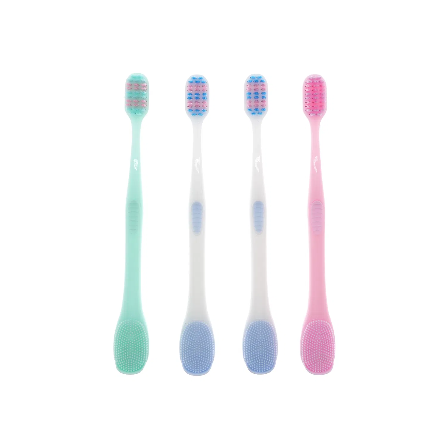 Professional Dental Clean Plastic Toothbrush for Adult with Tongue Cleaner
