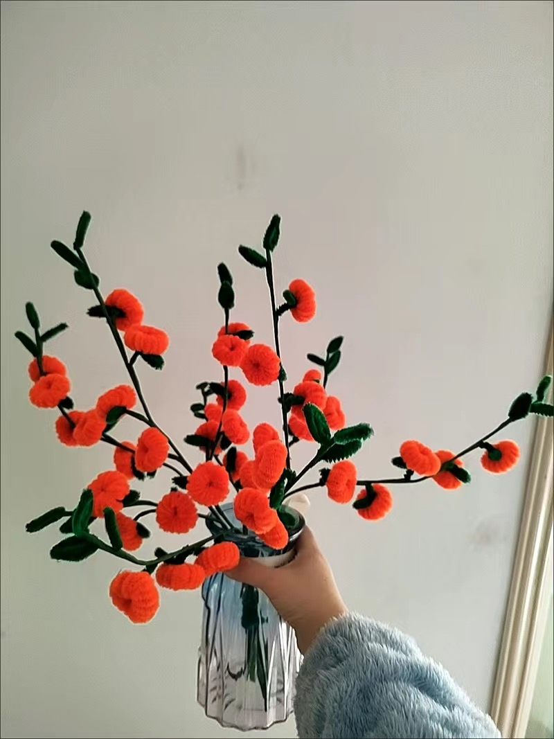 Wholesale Smooth Processing at Both Ends Assorted Colors Pipe Cleaners