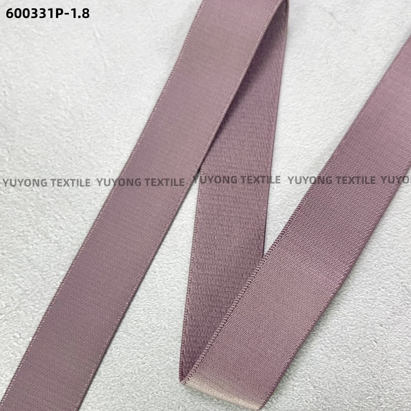 Factory Wholesale Customization Plush Matte Polyester Nylon Elastic Webbing Underwear Shoulder Strap