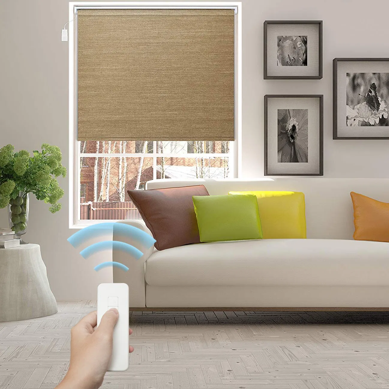 China Made Window Blinds Electric Motorized Windproof Roller Shutters