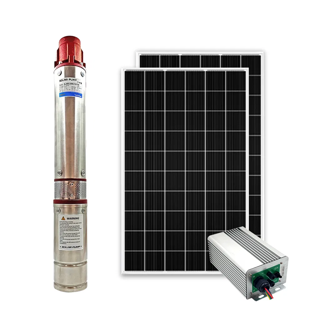Discount 4 Inch DC High Power Complete Set Solar Pump Solar Water Pump Irrigation Submersible Pump
