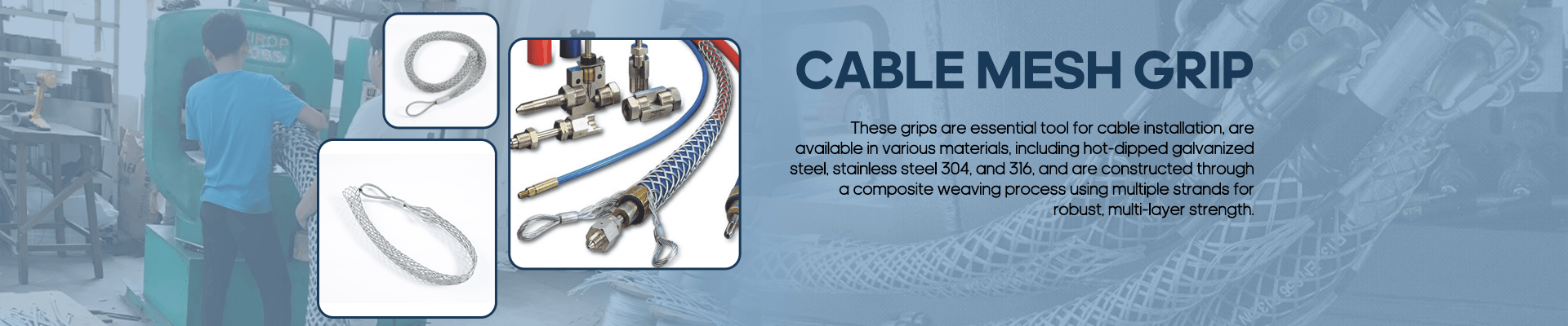 Suzhou Zhangzhou Steel Wire & Rigging Co., Ltd. banner 2