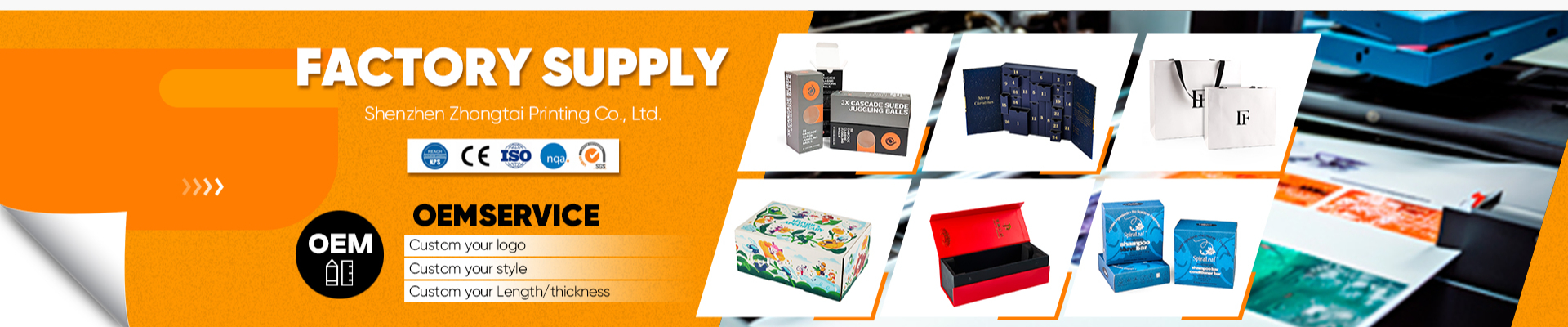 Shenzhen Zhongtai Printing Co., Ltd. banner 2