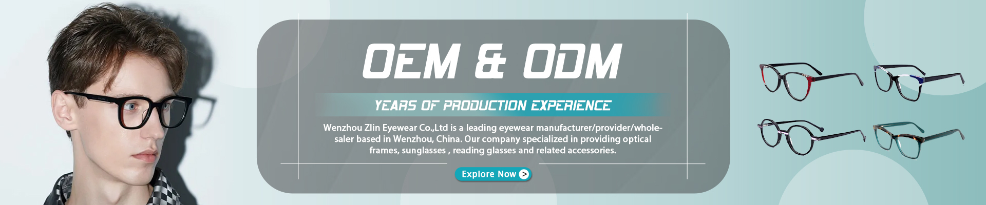 Wenzhou Zlin Eyewear Co., Ltd banner 2